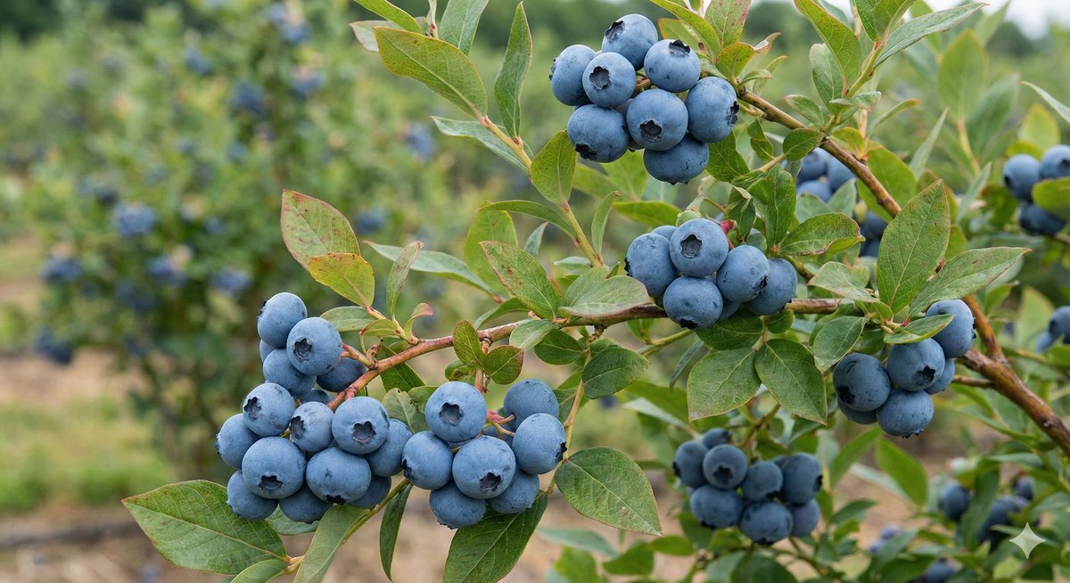 Fruits Rouge Myrtille Cultivee